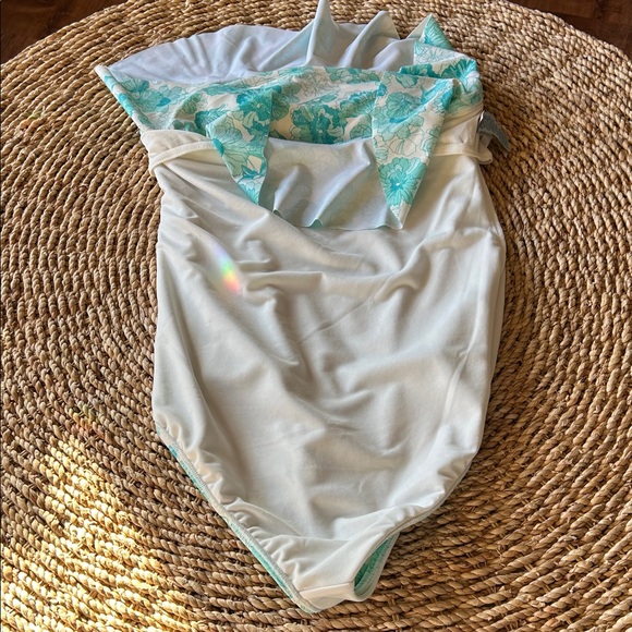 Floral Ruffle One-Piece Swimsuit - Picture 9 of 10